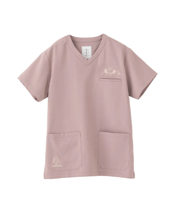 Scrub Canvas Club × PEANUTS Unisex Scrub Top