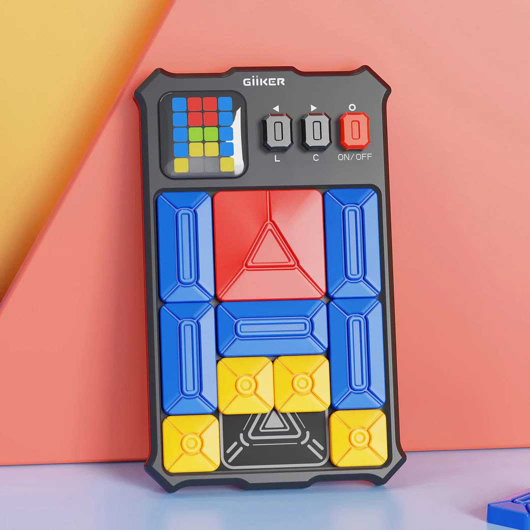 Giiker Super Slide Electronic Puzzle Game LED Screen Portable Brain Game