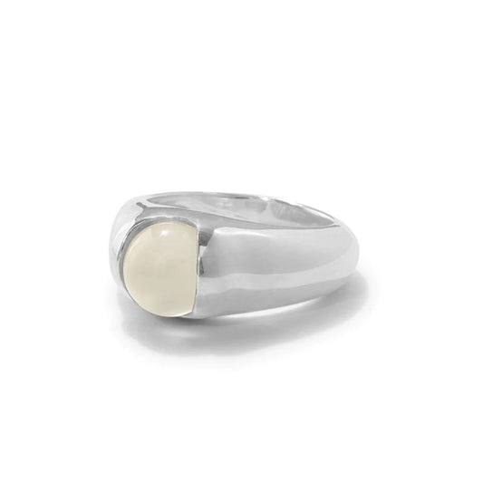 Annika Inez Rolling Stone Ring Size 10 Sterling Silver