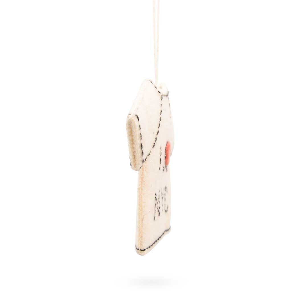 NYC I Heart NY T-Shirt Felt Ornament
