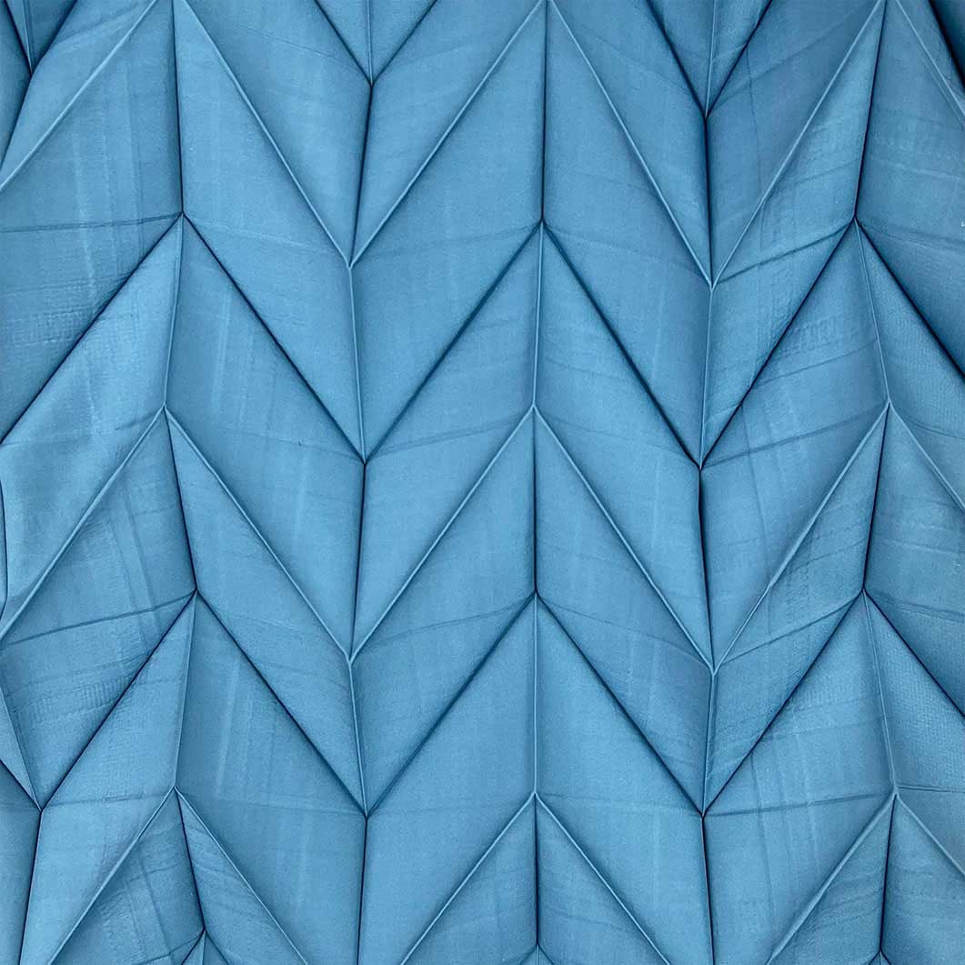 Nuno Circle Pleated Bag