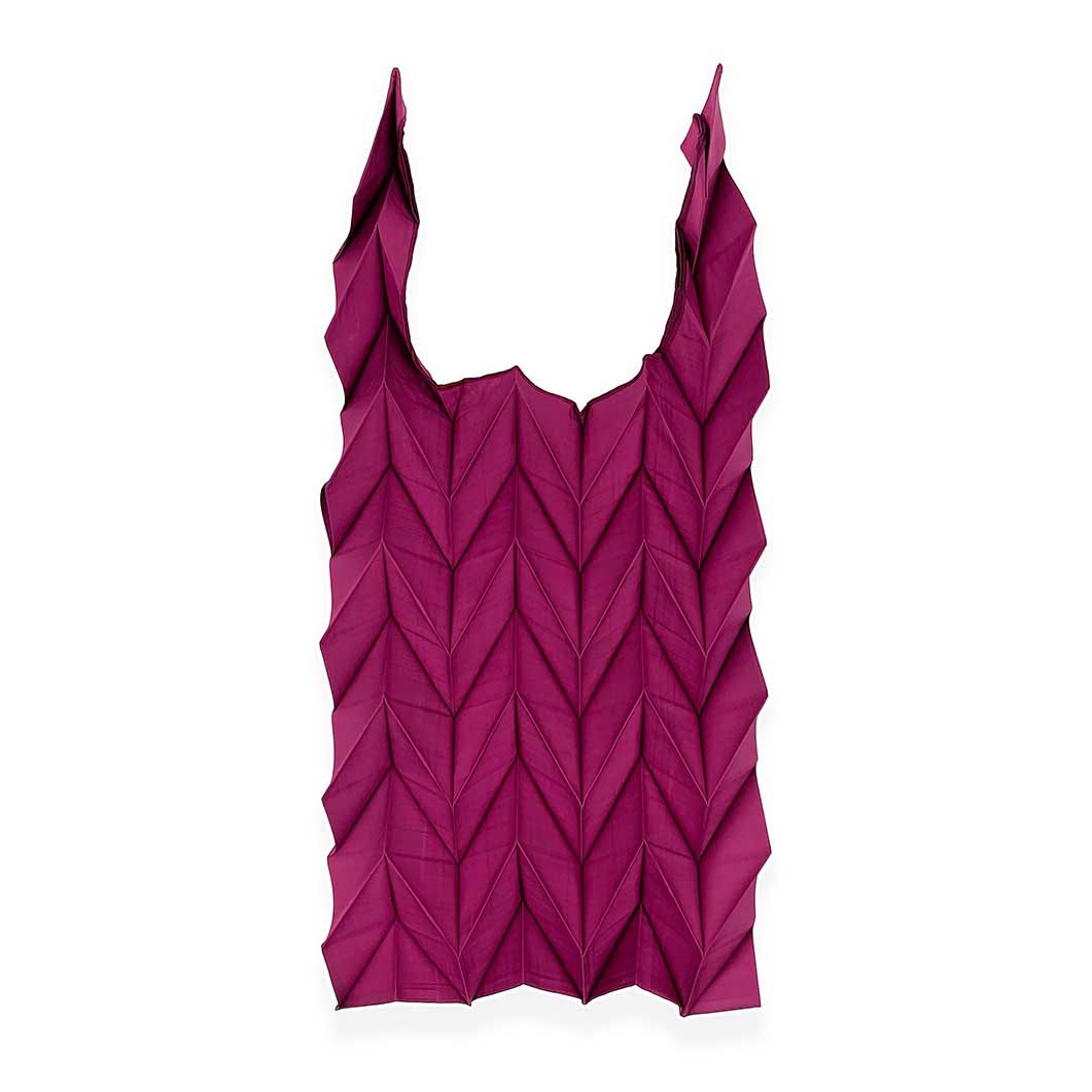 Nuno Circle Pleated Bag