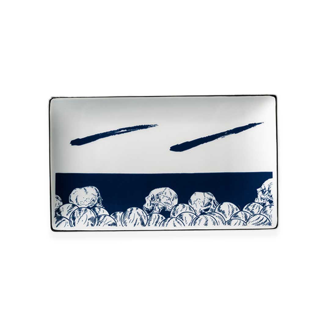 Tadanori Yokoo Skull Rectangular Plate