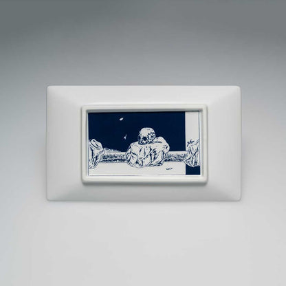 Tadanori Yokoo Skull Rectangular Plate