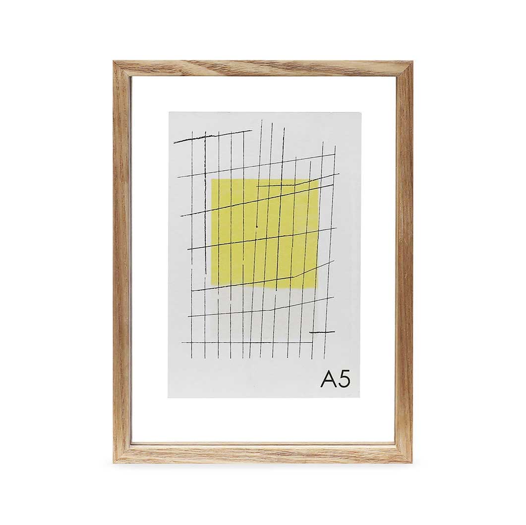 MoMA A5 Floating Wood Picture Frame