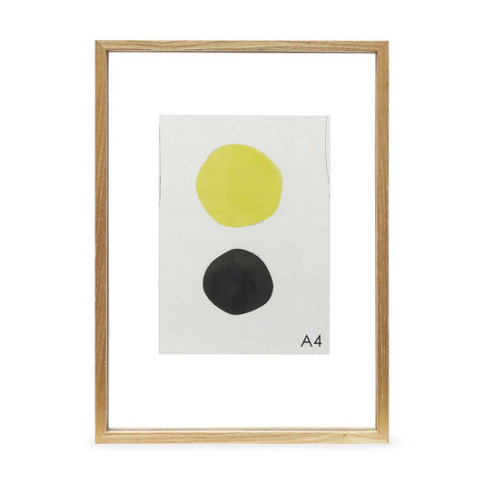 MOMA A4 Floating Wood Picture Frame