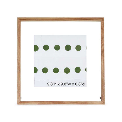 MoMA Floating Square Wood Picture Frame