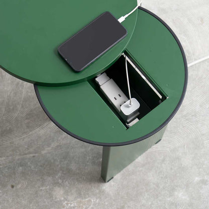 Buddy Side Table with Cable Management Storage