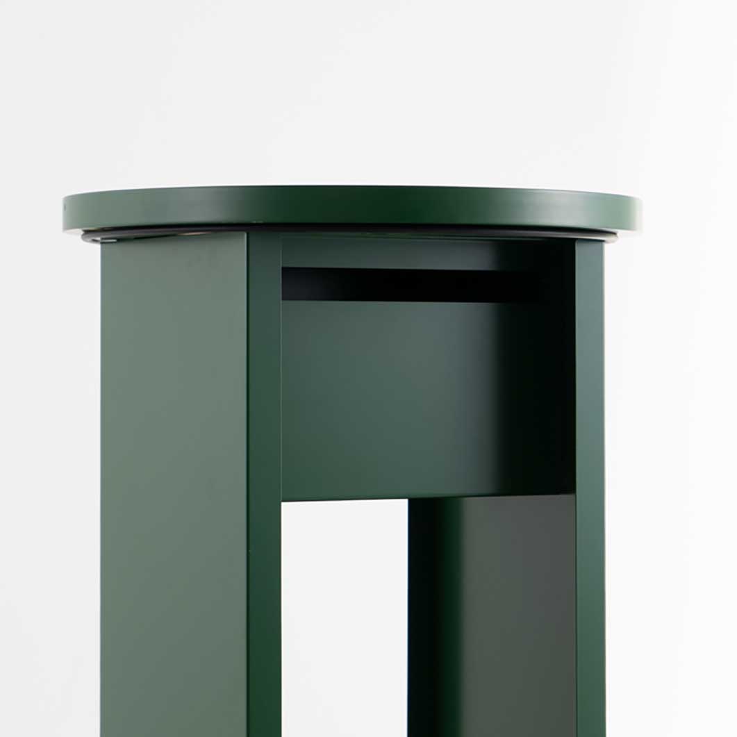 Buddy Side Table with Cable Management Storage