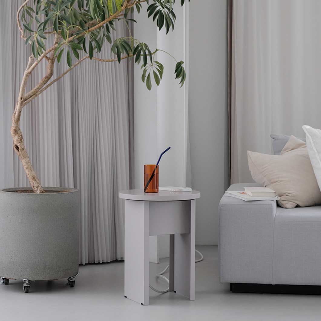 Buddy Side Table with Cable Management Storage