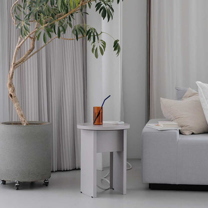 Buddy Side Table with Cable Management Storage