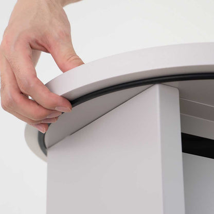 Buddy Side Table with Cable Management Storage