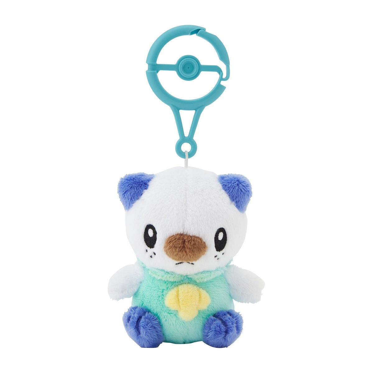 Pokemon Oshawott Mascot Keychain with Poke Ball Carabiner