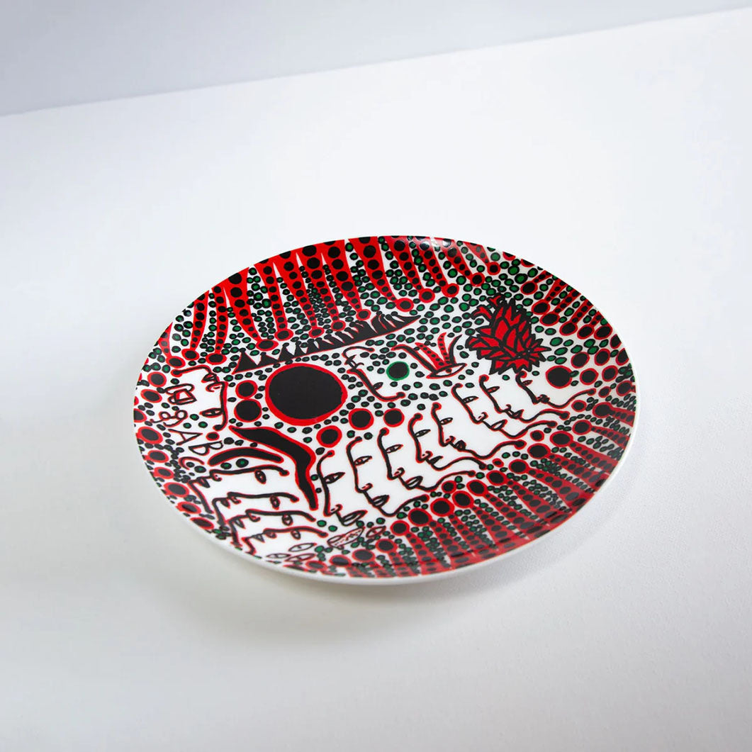 Yayoi Kusama Women Wait for Love Ceramic Decorative Plate