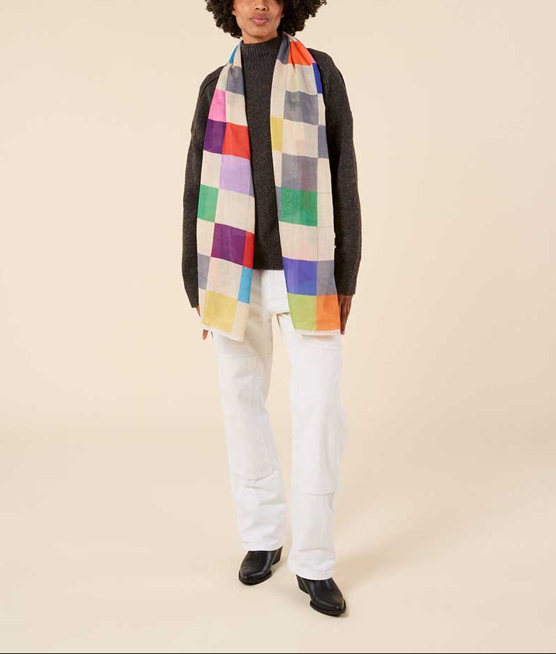 Ellsworth Kelly Hundred Panels Scarf