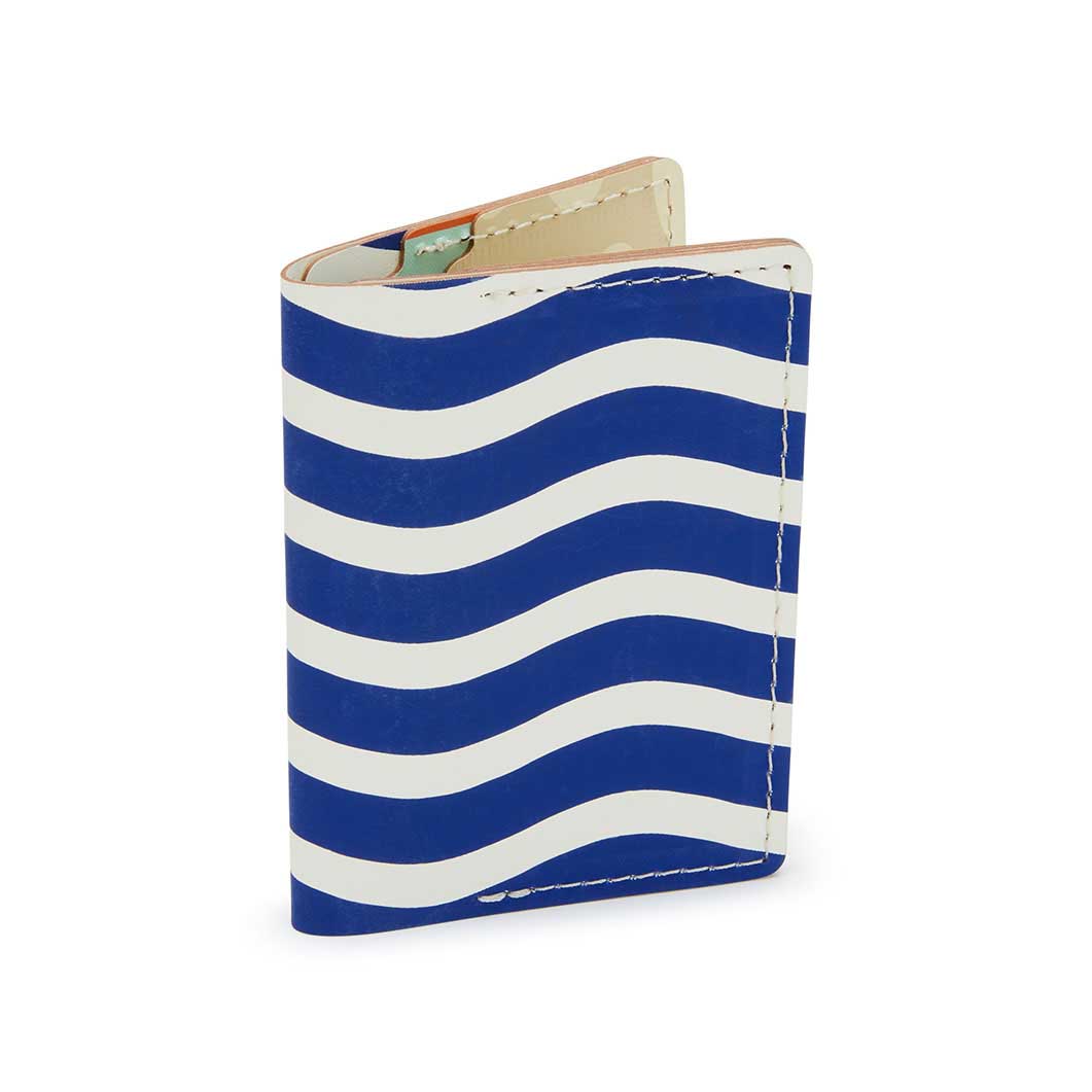 Dusen Dusen Recycled Leather Double Card Case Sand