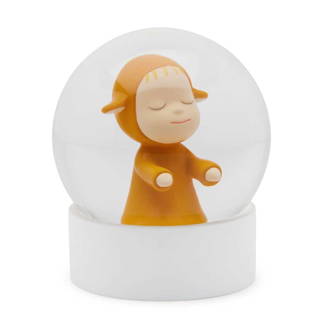 Yoshitomo Nara Little Wanderer Snow Globe Art Collectible