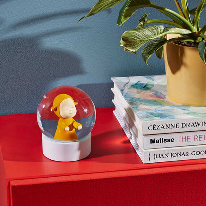 Yoshitomo Nara Little Wanderer Snow Globe Art Collectible