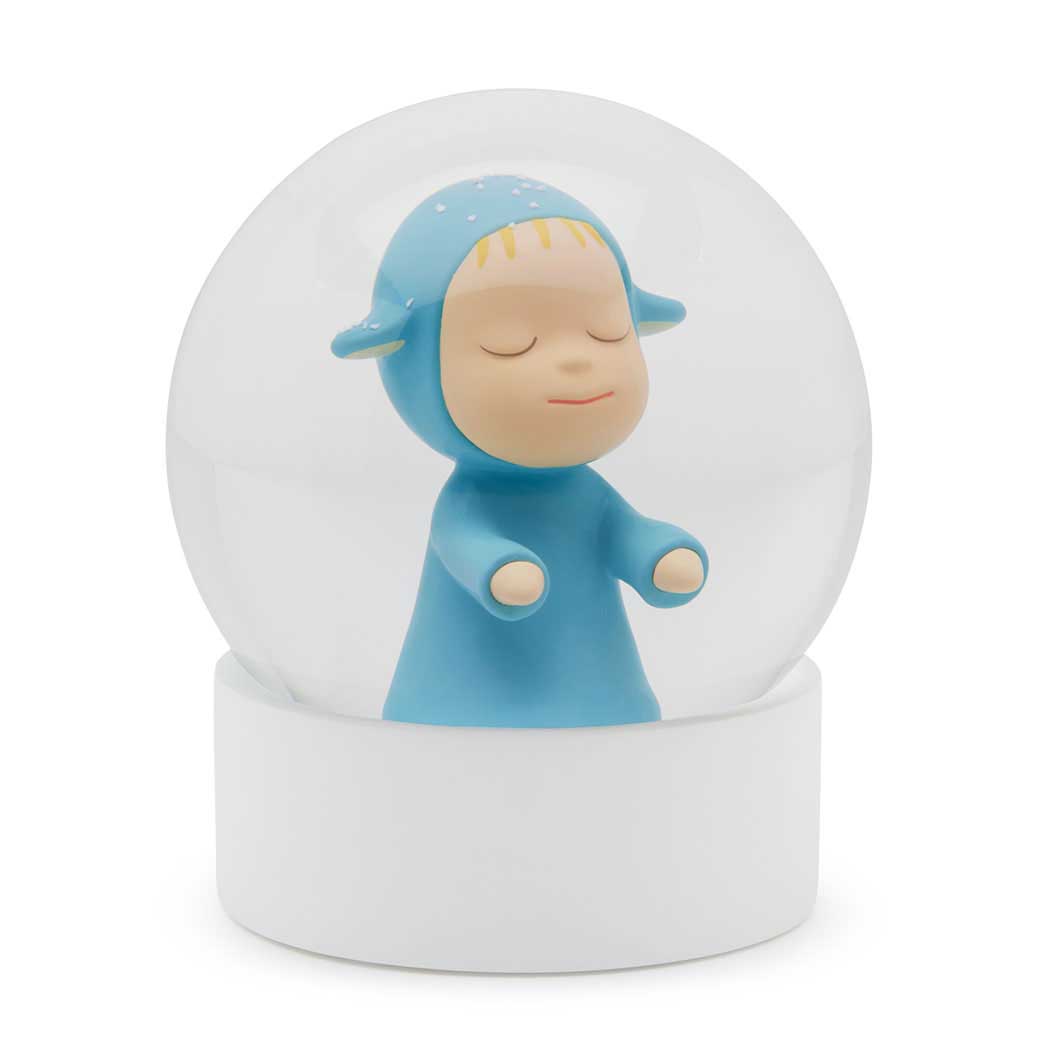 Yoshitomo Nara Little Wanderer Snow Globe Art Collectible