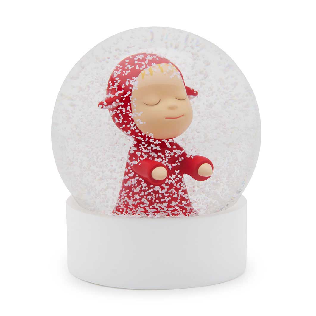 Yoshitomo Nara Little Wanderer Snow Globe Art Collectible