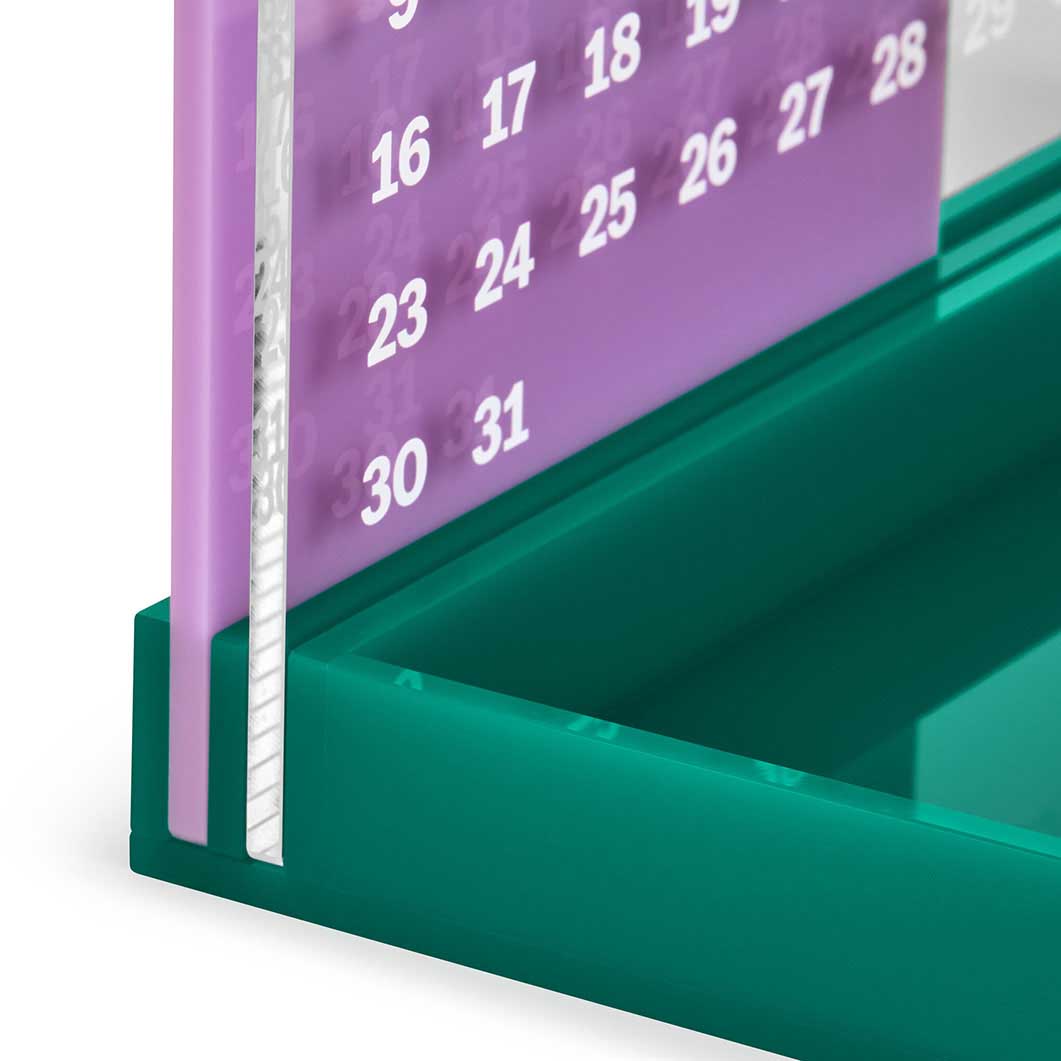 MoMA Colorplay Perpetual Calendar Organizer