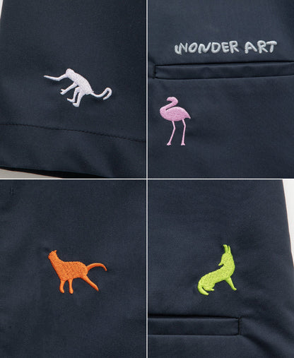 Scrub Canvas Club × WONDER ART Asahiyama Zoo Unisex Scrub Top R69
