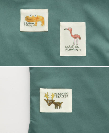 Scrub Canvas Club × WONDER ART Asahiyama Zoo Unisex Scrub Top R69