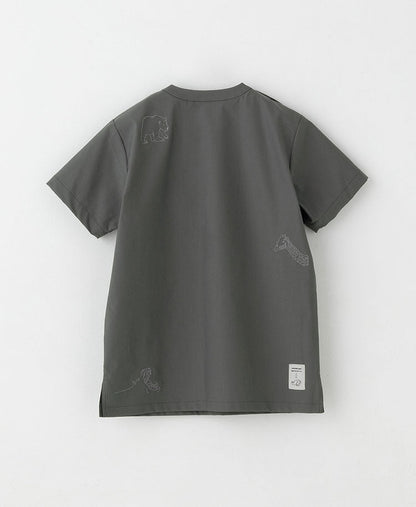Scrub Canvas Club × WONDER ART Asahiyama Zoo Unisex Scrub Top R69