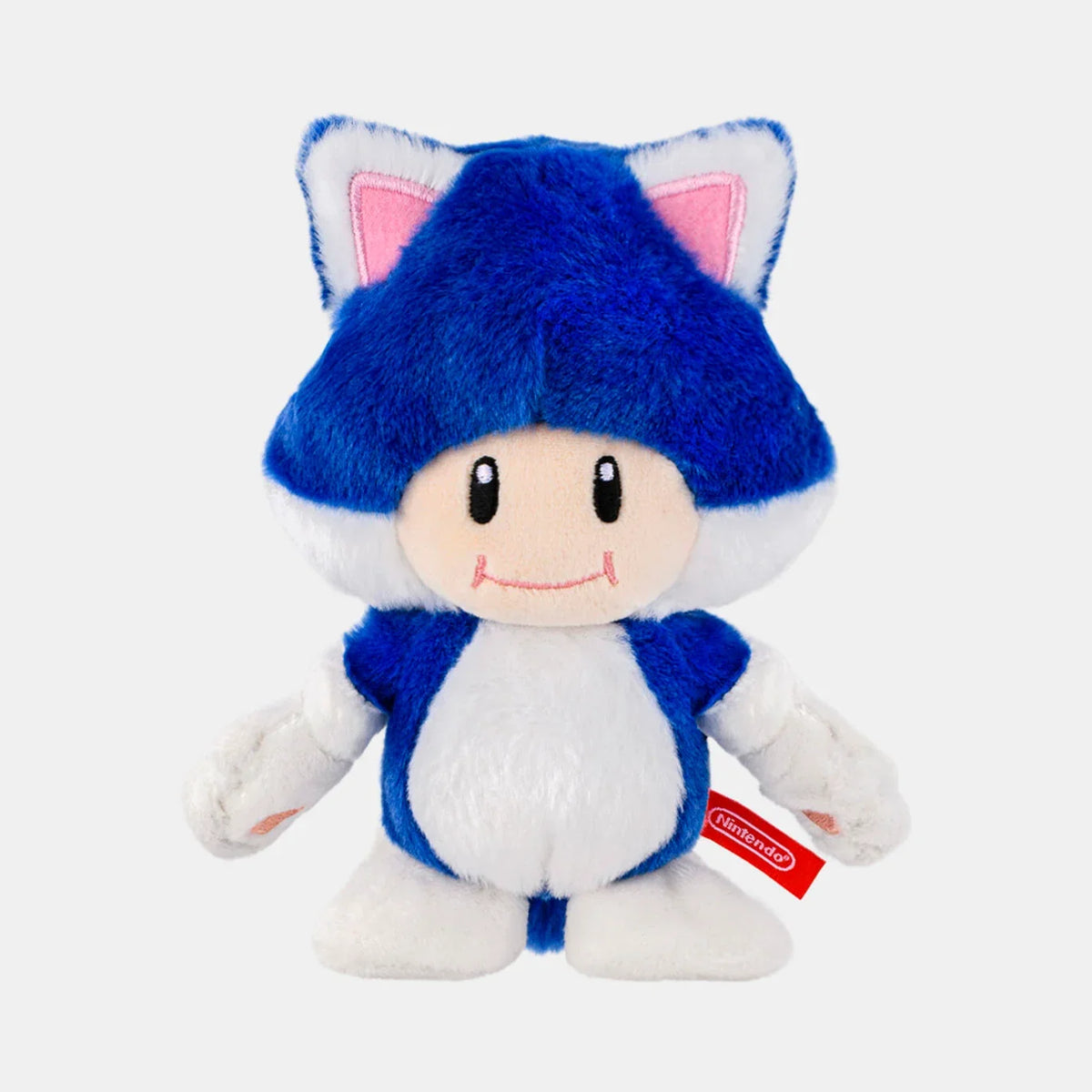 Super Mario Cat Toad Mascot Plush with Ball Chain