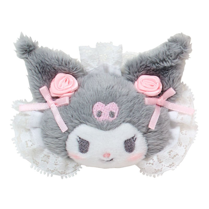 Sanrio Characters Secret Hair Clip (White Frill) Set (Box of 8 Pieces)
