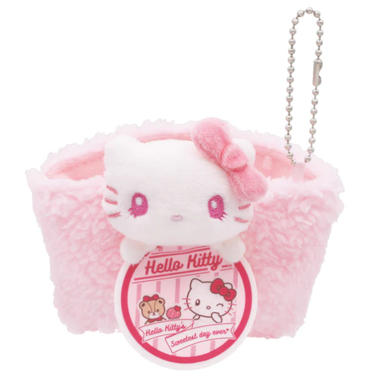 Hello Kitty Tiny Chum Cup Sleeve Keychain