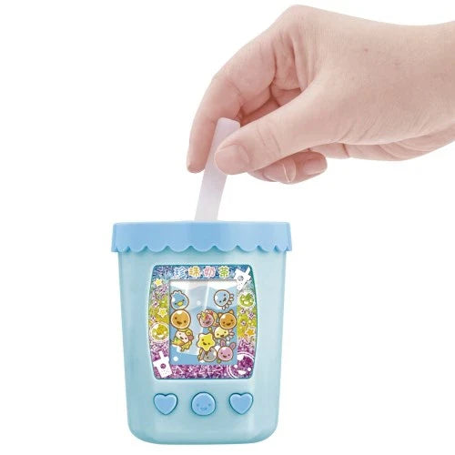 Bandai Puni Tapi Chan Aqua Milk Tea LCD Interactive Toy