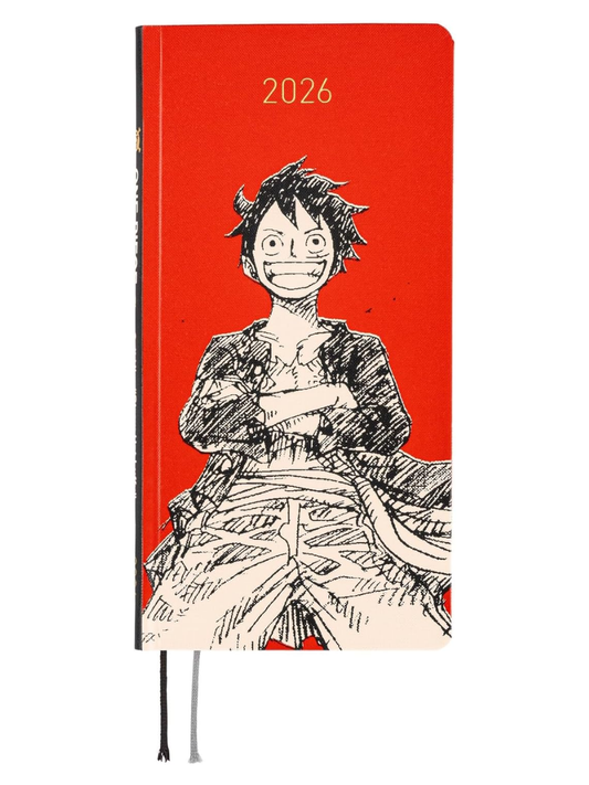 Hobonichi Techo 2026 ONE PIECE Luffy RED Weeks Planner