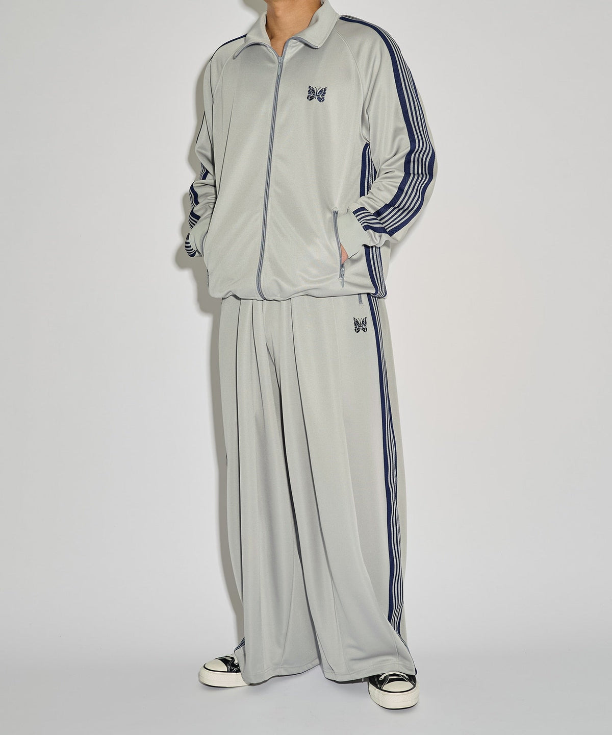 NEEDLES x STUDIOUS H.D. Track Pant Poly Smooth 26SS