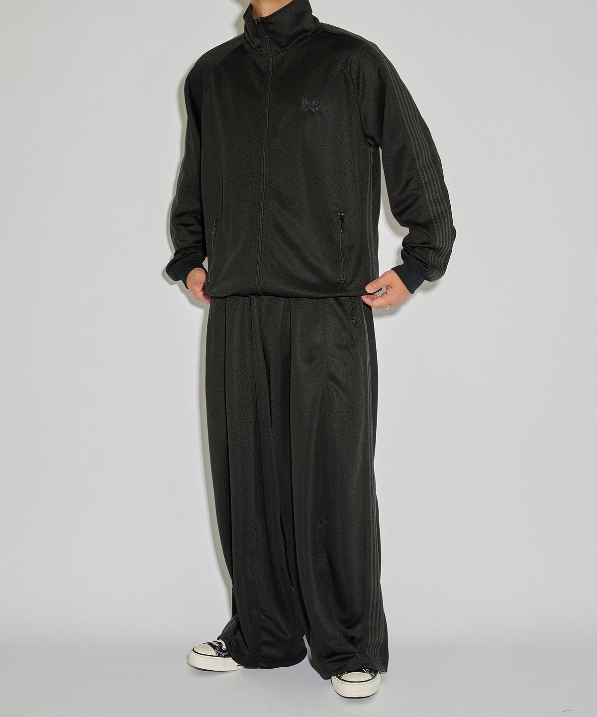 NEEDLES x STUDIOUS H.D. Track Pant Poly Smooth 26SS