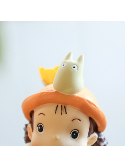 Totoro mini vase with Mei design and glass tube