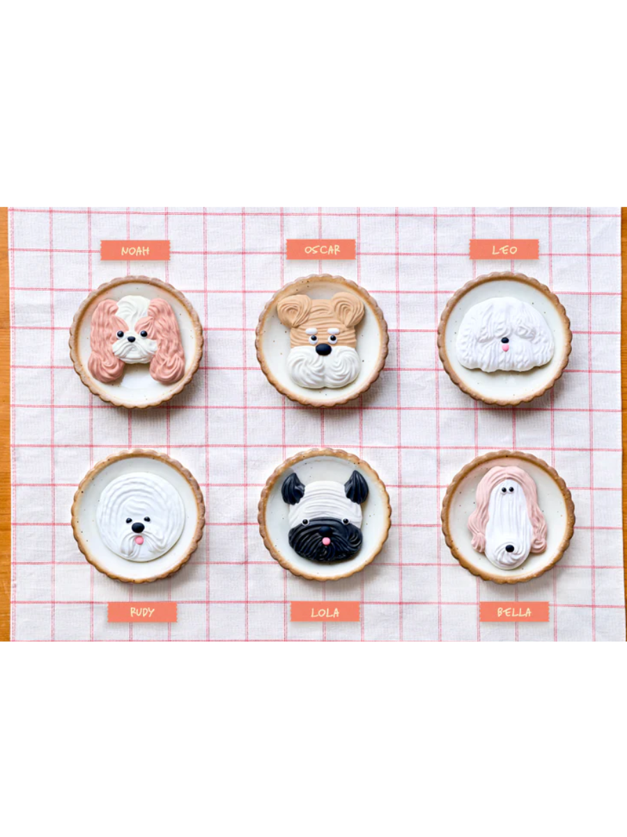 Patissticker Meringue Dogs Series 3D Decorative Sticker Magnet Blind Box