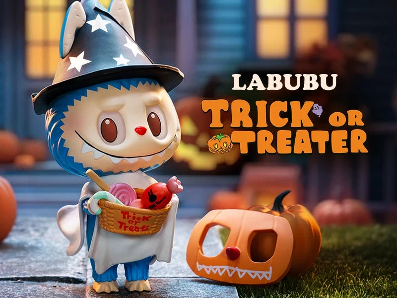 POP MART LABUBU Halloween TRICK OR TREATER Pumpkin Figure