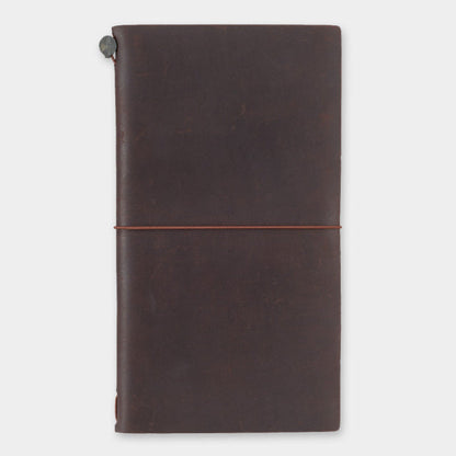 Traveler's Notebook Brown – Starter Kit (Refillable Leather Journal)