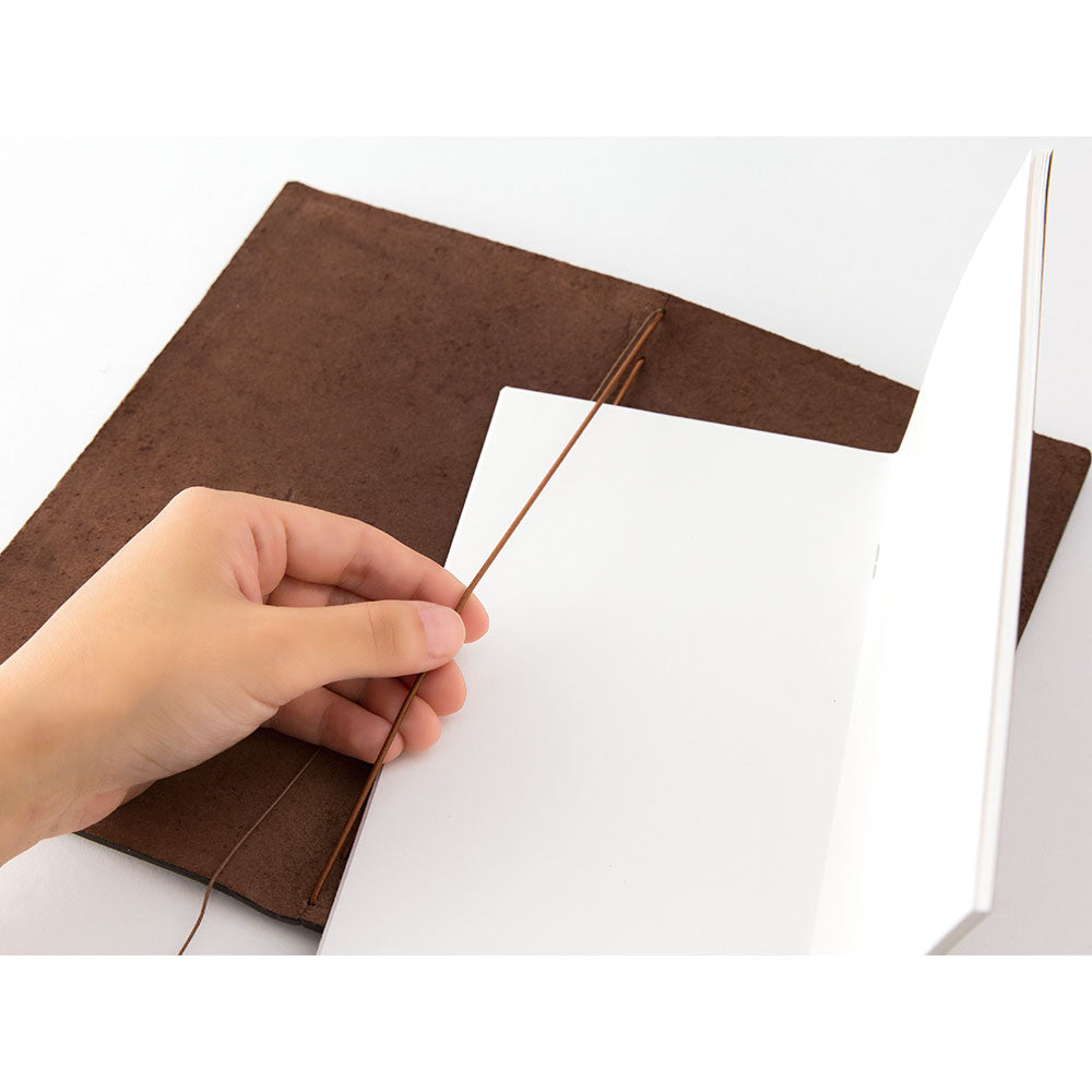 Traveler’s Notebook Brown Leather Journal Starter Kit Regular Size