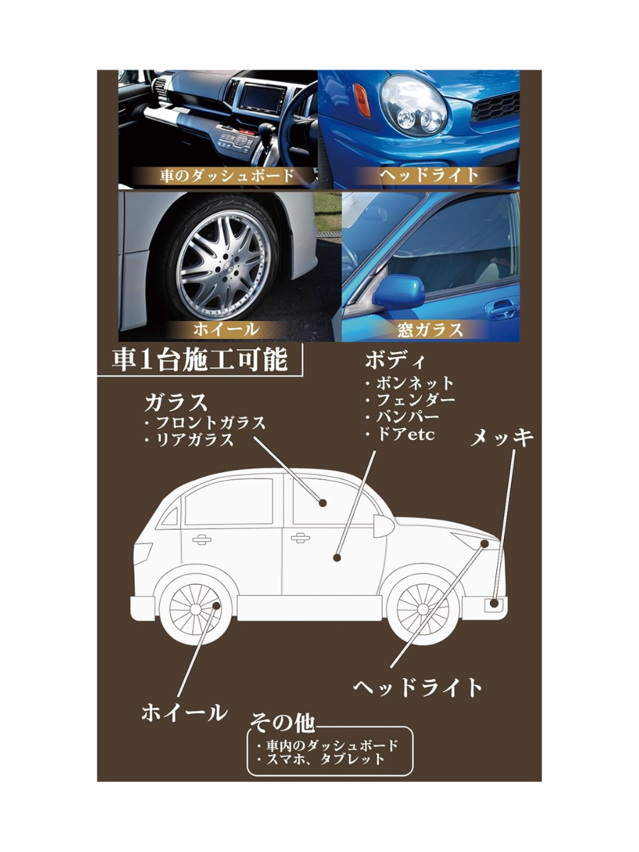 PROSTAFF CC Water Gold Car Body Coating Spray S234 200ml