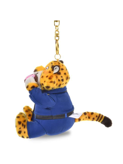 Disney Clawhauser Plush Keychain Zootopia Magnetic Donut