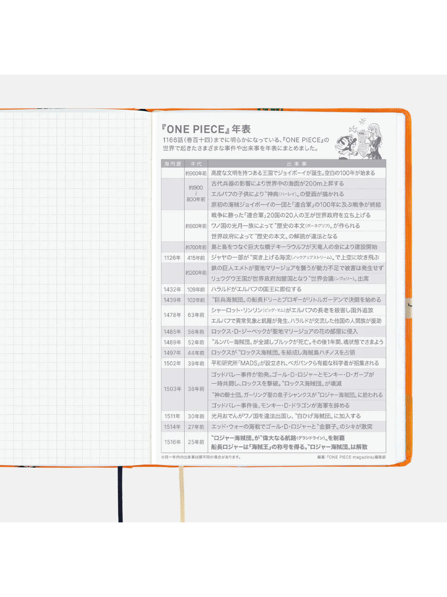 Hobonichi HON A6 2027 ONE PIECE Very Very Merry Planner Pre order
