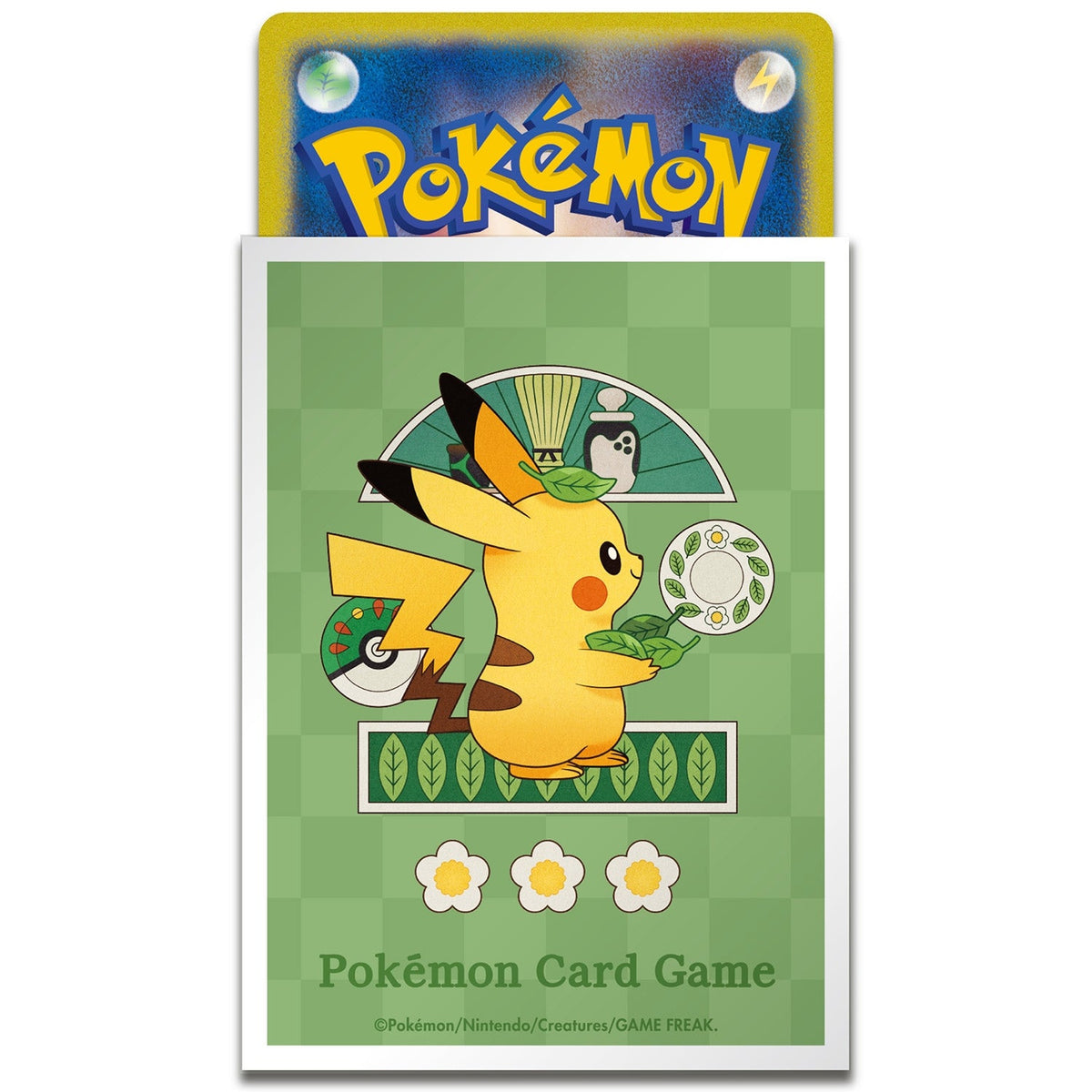 Pokemon Card Game Deck Shield Poltchageist Cafe White Card Sleeves 64 Pack