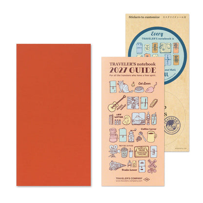 TRAVELER'S notebook 2027 Monthly Diary Refill
