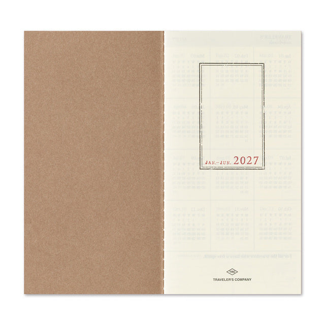 TRAVELER'S notebook 2027 Weekly Free + Memo Refill