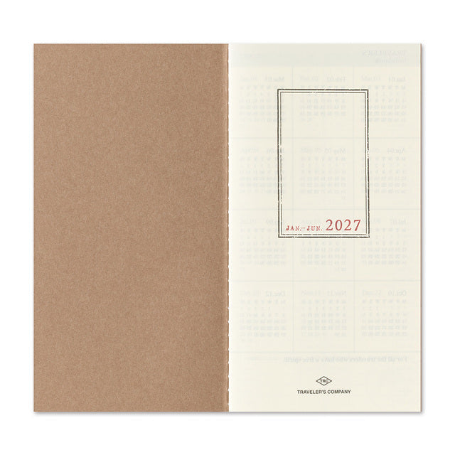 TRAVELER'S notebook 2027 Weekly Vertical Refill – 2-Pack