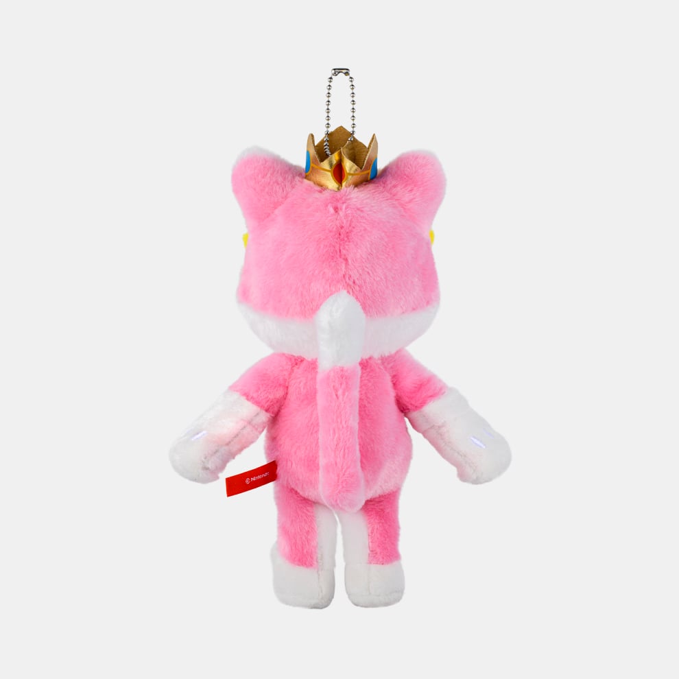 Super Mario Mascot Keychain – Cat Peach