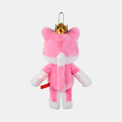 Super Mario Cat Peach Mascot Plush with Ball Chain