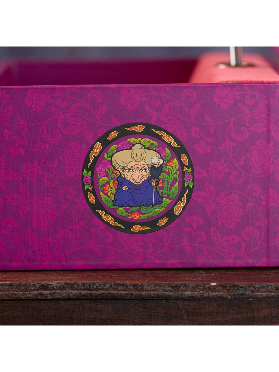 Spirited Away Music Box Paper Box No Face Rotating Figure Storage Case